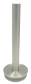 Rohraufsatz 48,3/2,0 mm, Endkappe flach, Stift: 14 mm, V2A
